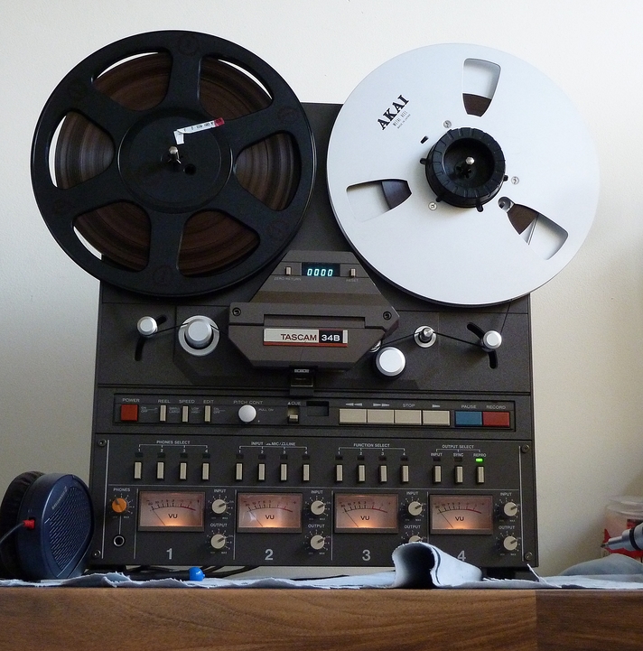 Tascam 34B open reel tape deck