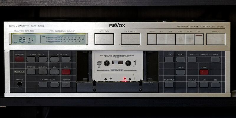File:Revox B215 cassette deck.jpg